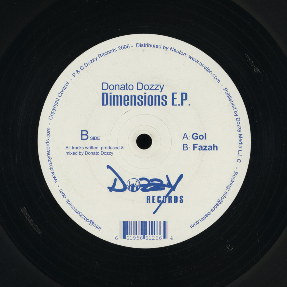 Donato Dozzy – Dimensions E.P.
