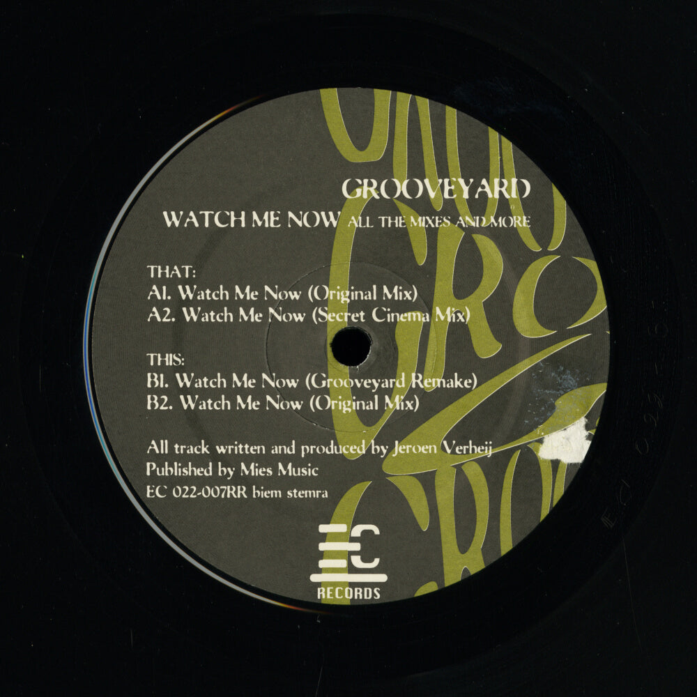 Grooveyard – Watch Me Now (All The Mixes And More)