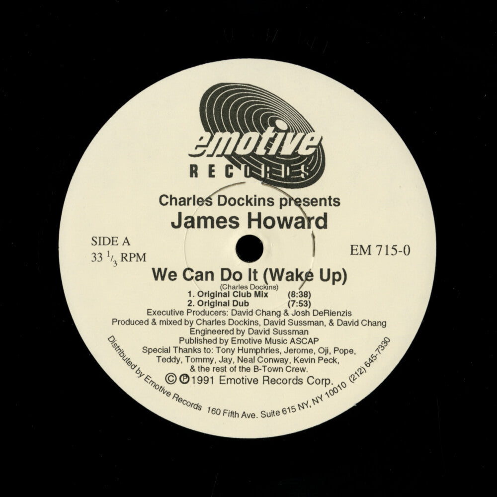 Charles Dockins Presents James Howard – We Can Do It (Wake Up)