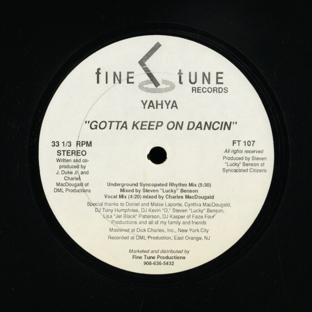 Yahya – Gotta Keep On Dancin