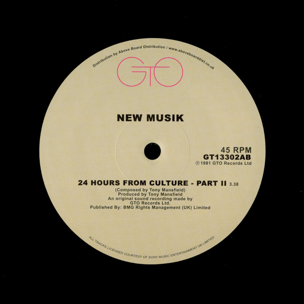 New Musik – The Planet Doesn't Mind / 24 Hours From Culture - Part II (2019 Reissue)