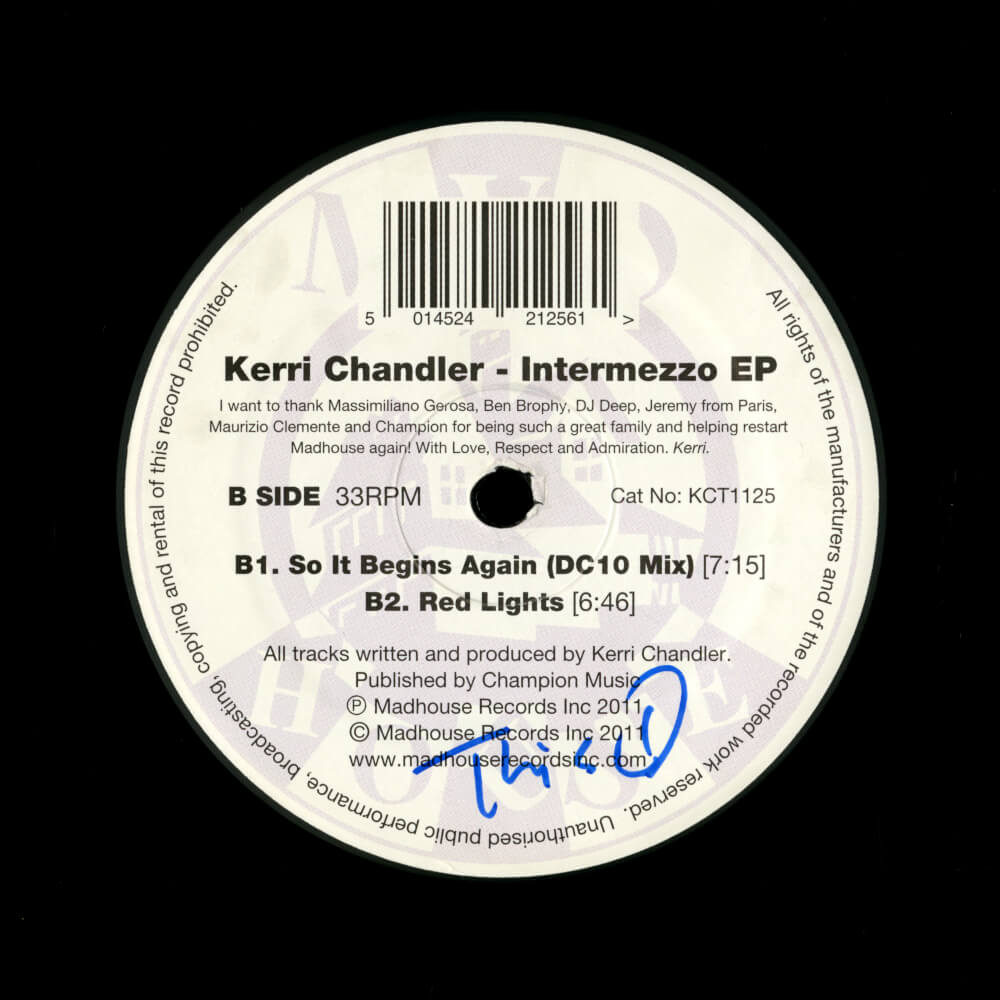 Kerri Chandler – Intermezzo EP