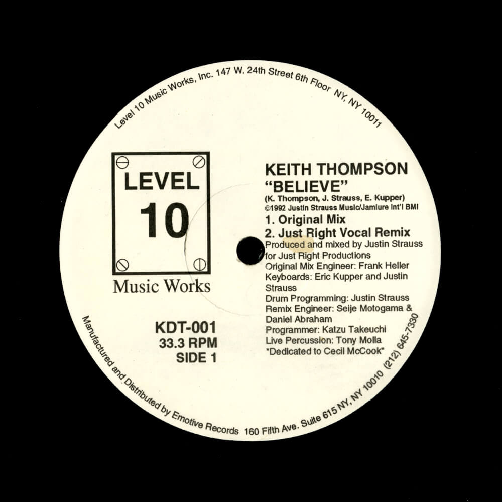 Keith Thompson – Believe