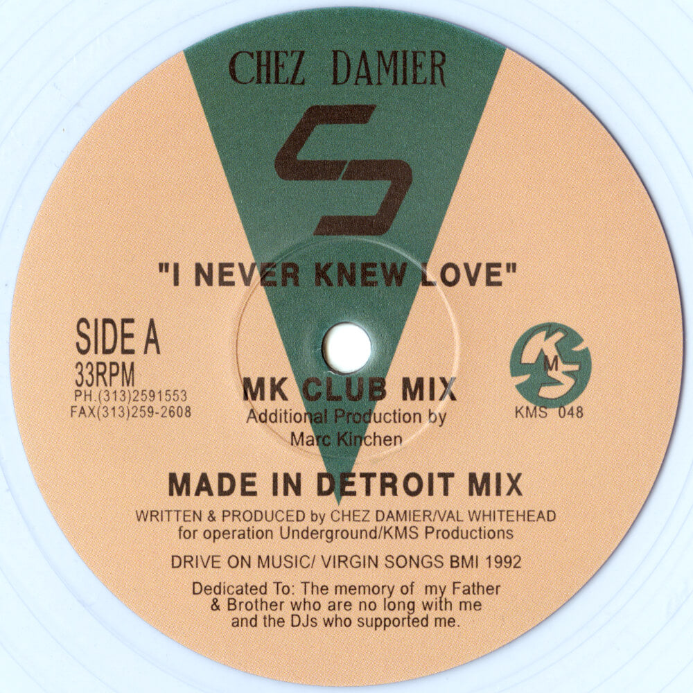 Chez Damier – I Never Knew Love (2020 Clear Vinyl Repress)