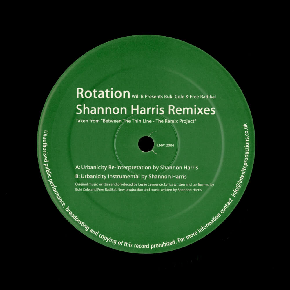 Buki Cole & Free Radikal – Rotation (Shannon Harris Remixes)