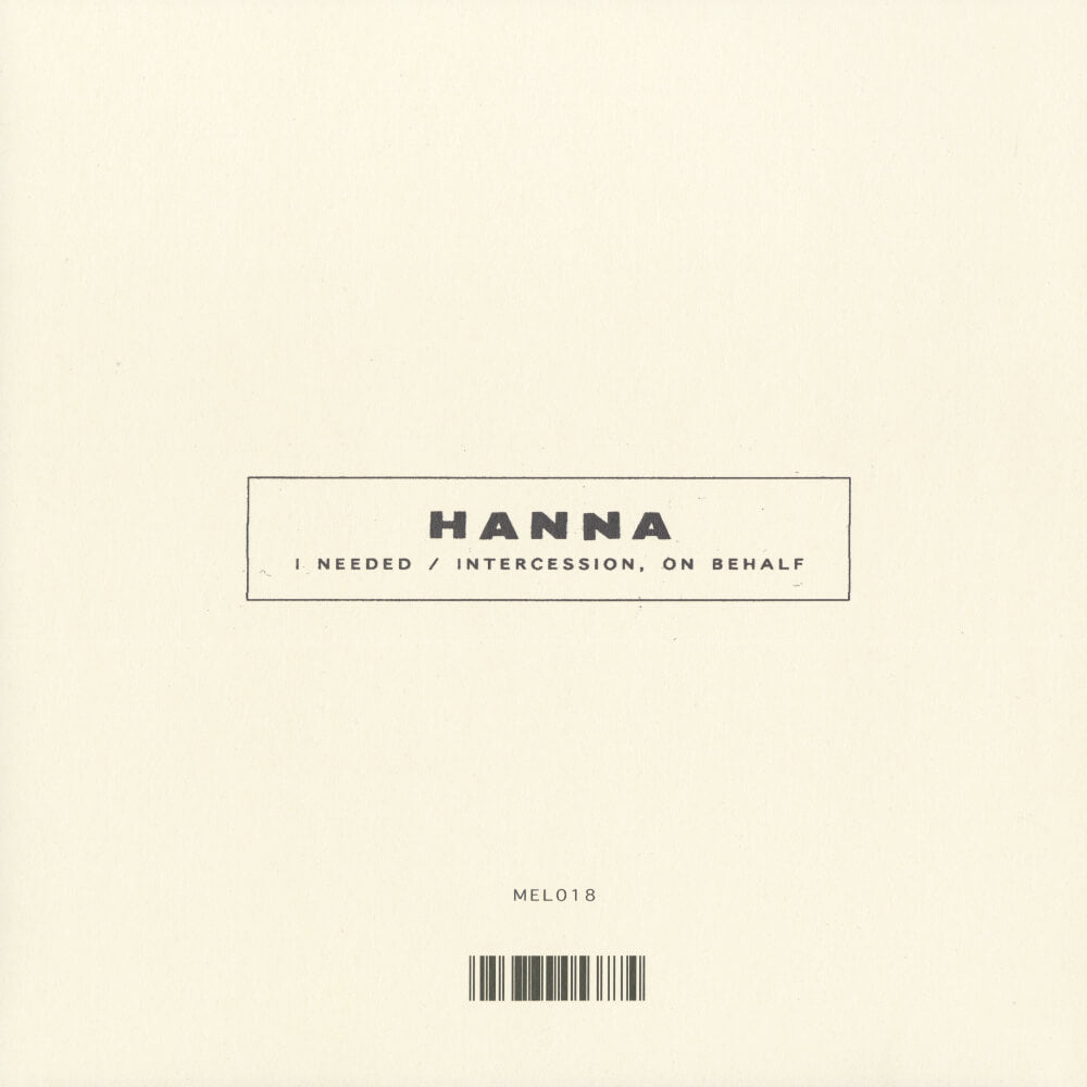 Hanna – I Needed