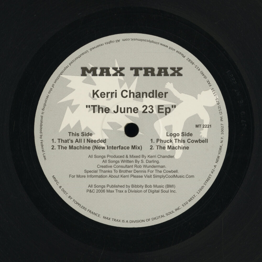 Kerri Chandler – The June 23 EP