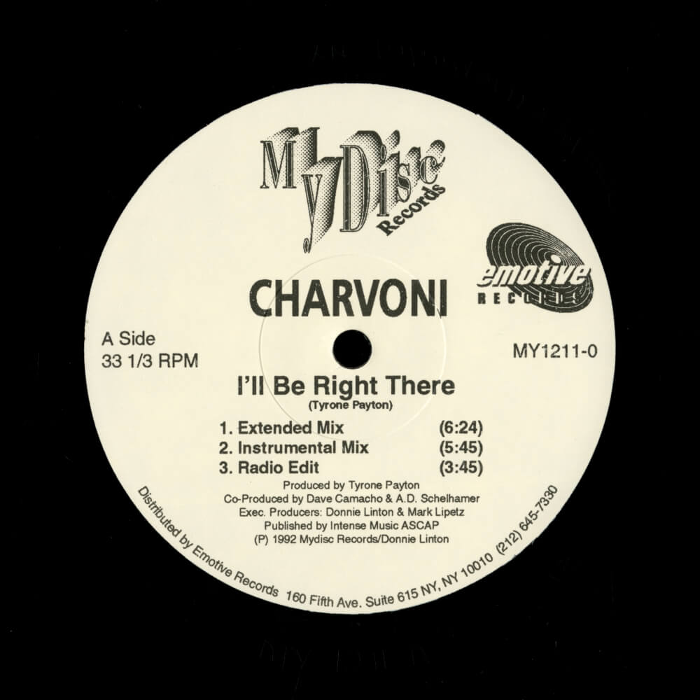 Charvoni – I'll Be Right There