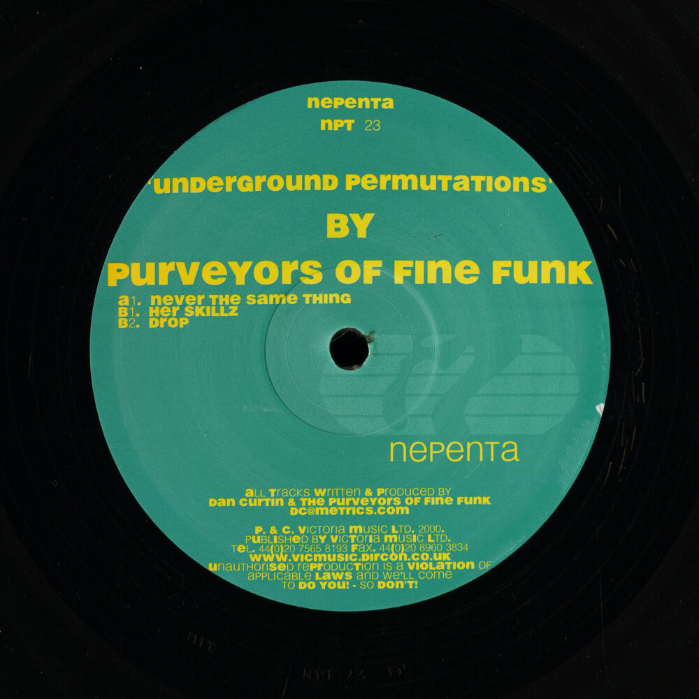 Purveyors Of Fine Funk – Underground Permutations