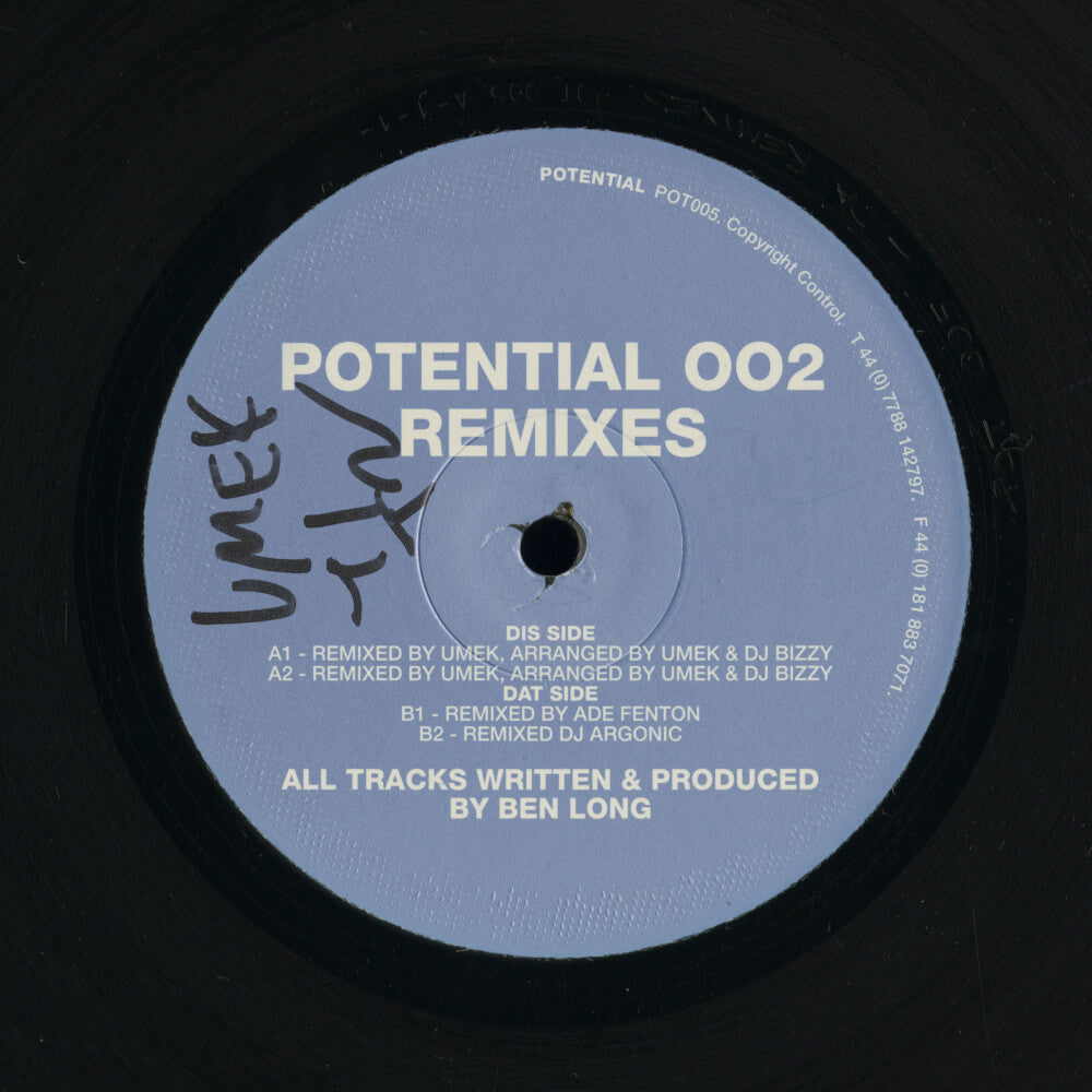 Ben Long – Potential 002 Remixes
