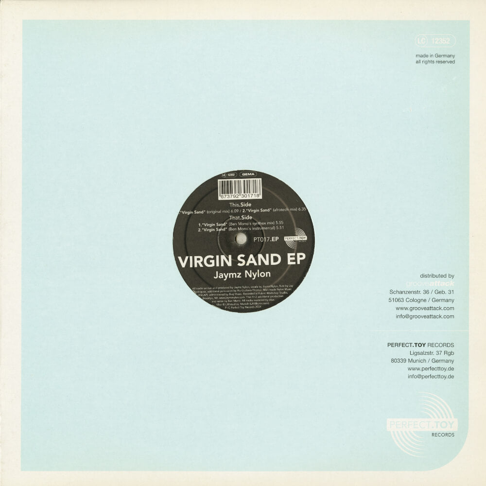 Jaymz Nylon – Virgin Sand EP