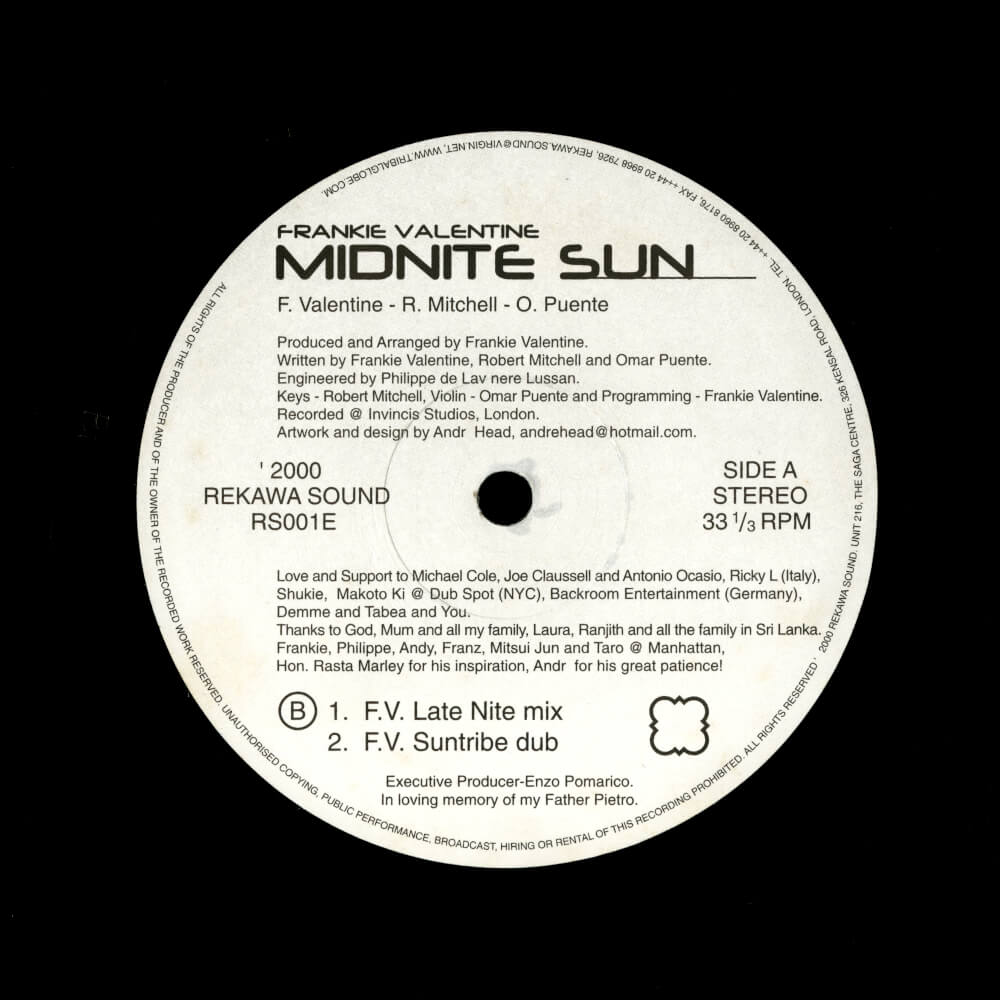 Frankie Valentine – Midnite Sun