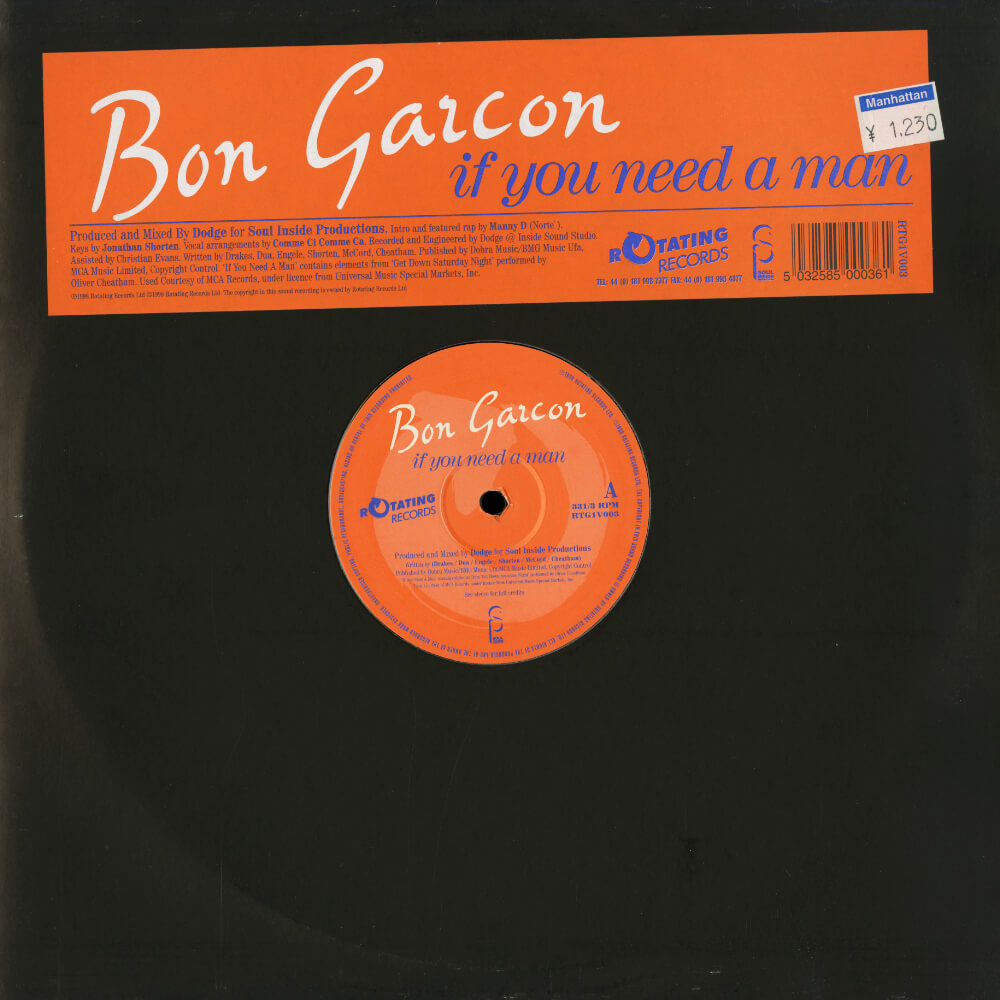 Bon Garcon – If You Need A Man
