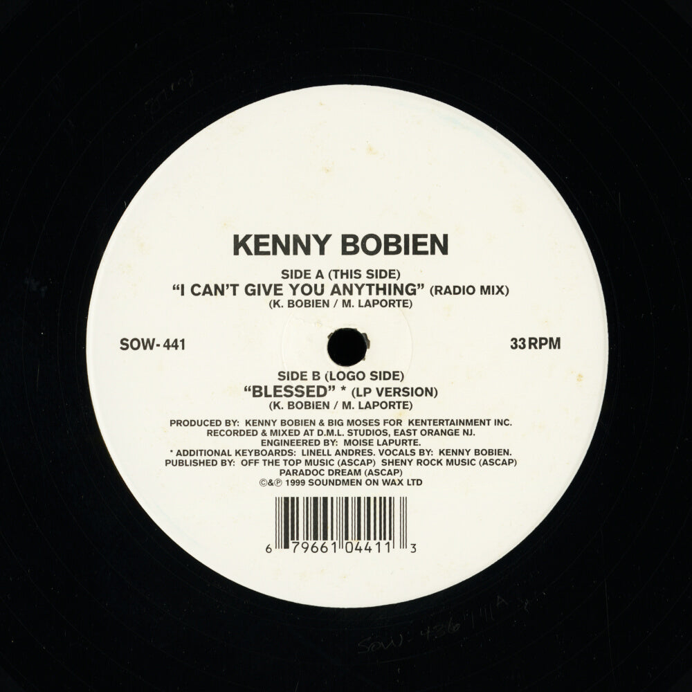 Kenny Bobien – I Can't Give You Anything / Blessed