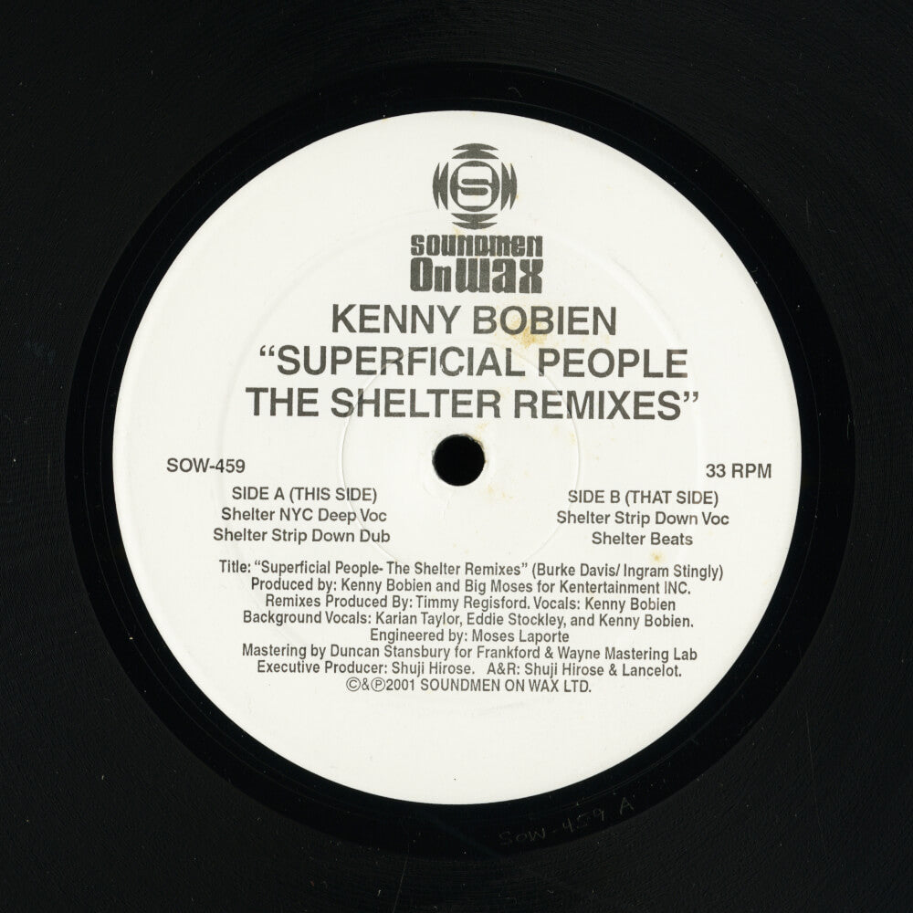 Kenny Bobien – Superficial People (The Shelter Remixes)