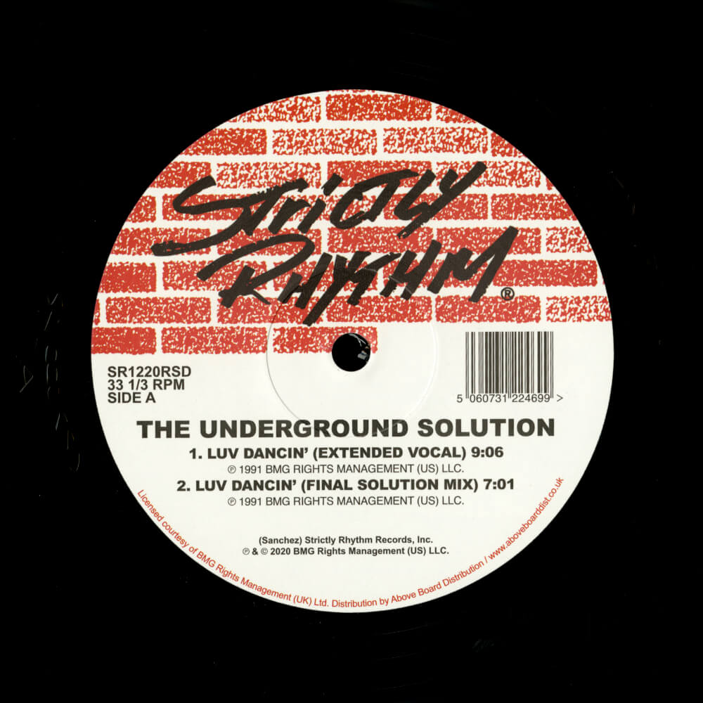 The Underground Solution – Luv Dancin' (30th Anniversary Reissue)