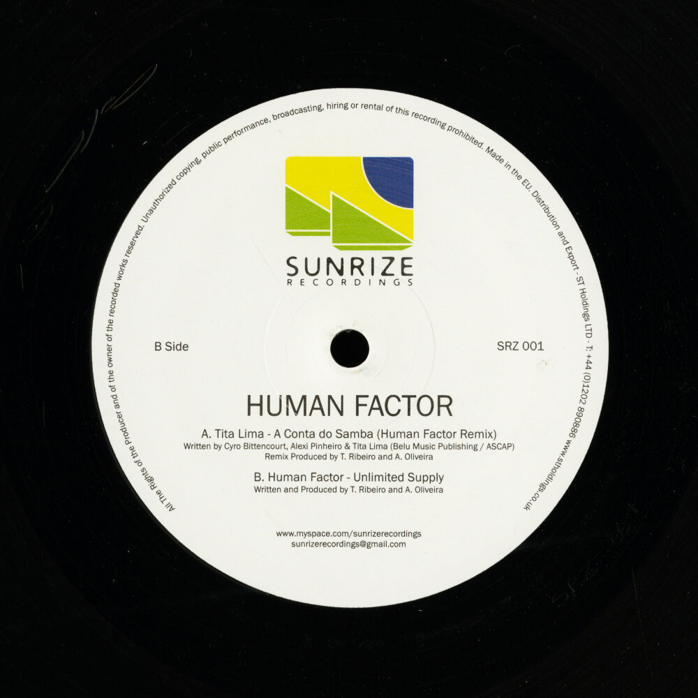 Human Factor – A Conta Do Samba (Human Factor Remix) / Unlimited Supply