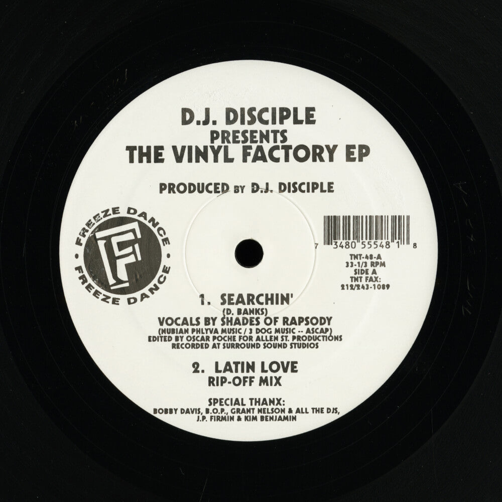 D.J. Disciple – The Vinyl Factory EP