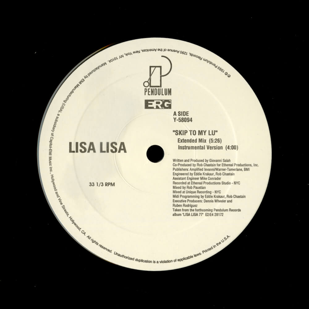 Lisa Lisa – Skip To My Lu